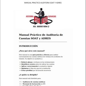 MANUAL PRÁCTICO SOAT Y ADRES 2026